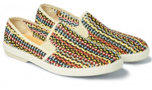 Rivieras Woven Faux-Leather Slip-On Shoes fwd life