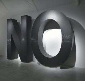 NO by Santiago Sierra