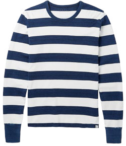 VISVIM Striped Cotton- Jersey T-shirt