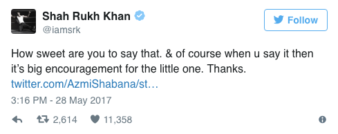 fwd life Shabana Azmi praises Suhana Khan, SRK turns proud daddy (2)