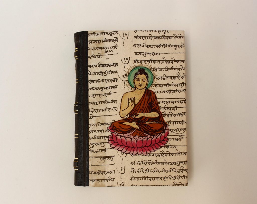 Handmade paper travel journal