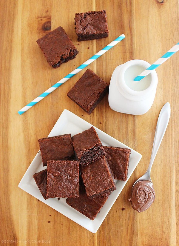 Nutella Recipe: 3 Ingredient Brownies!