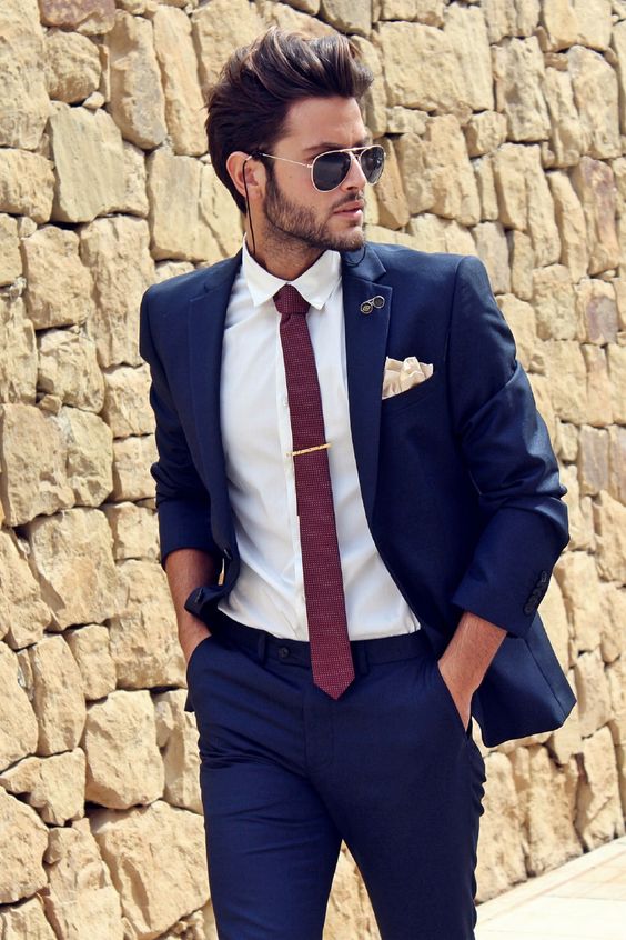 Navy Blue Suit