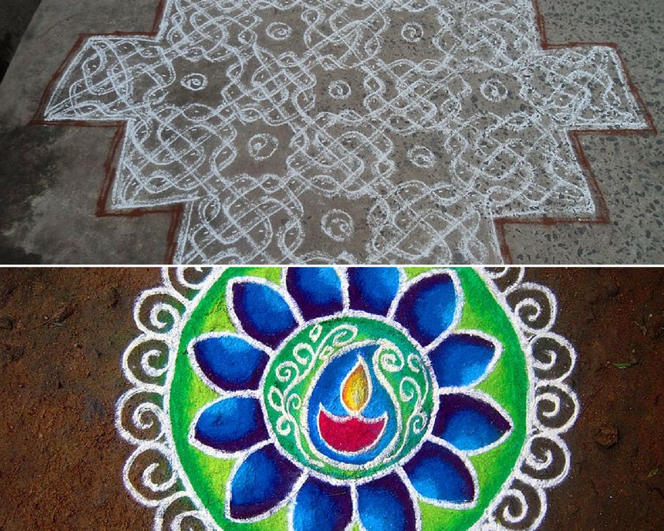 Kolam and Rangoli